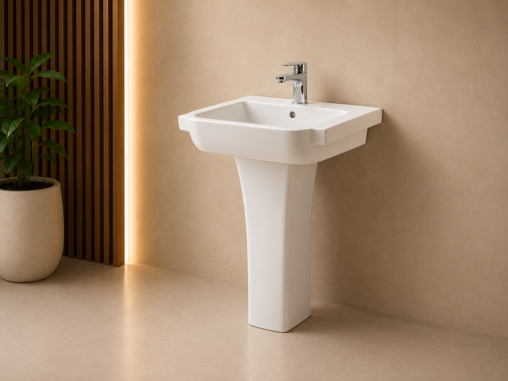 Sanitary Ware Pakistan 4 YUBATH ceramic wash basin for bathroom