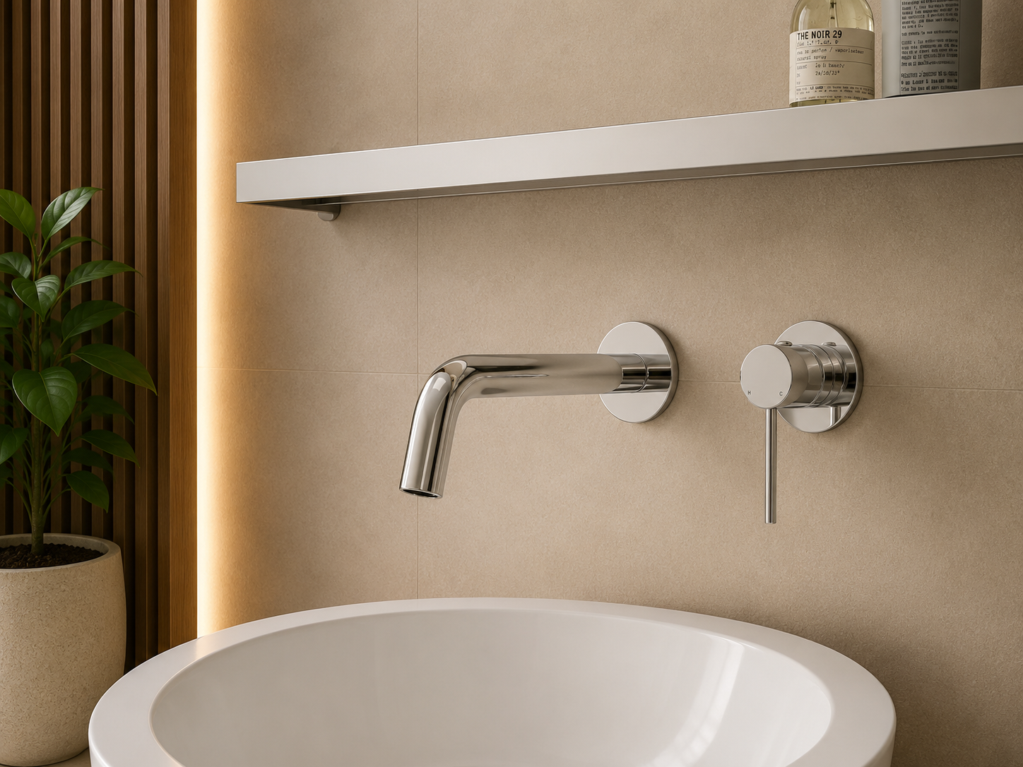 YUBATH sanitary ware showroom display for modern bathroom