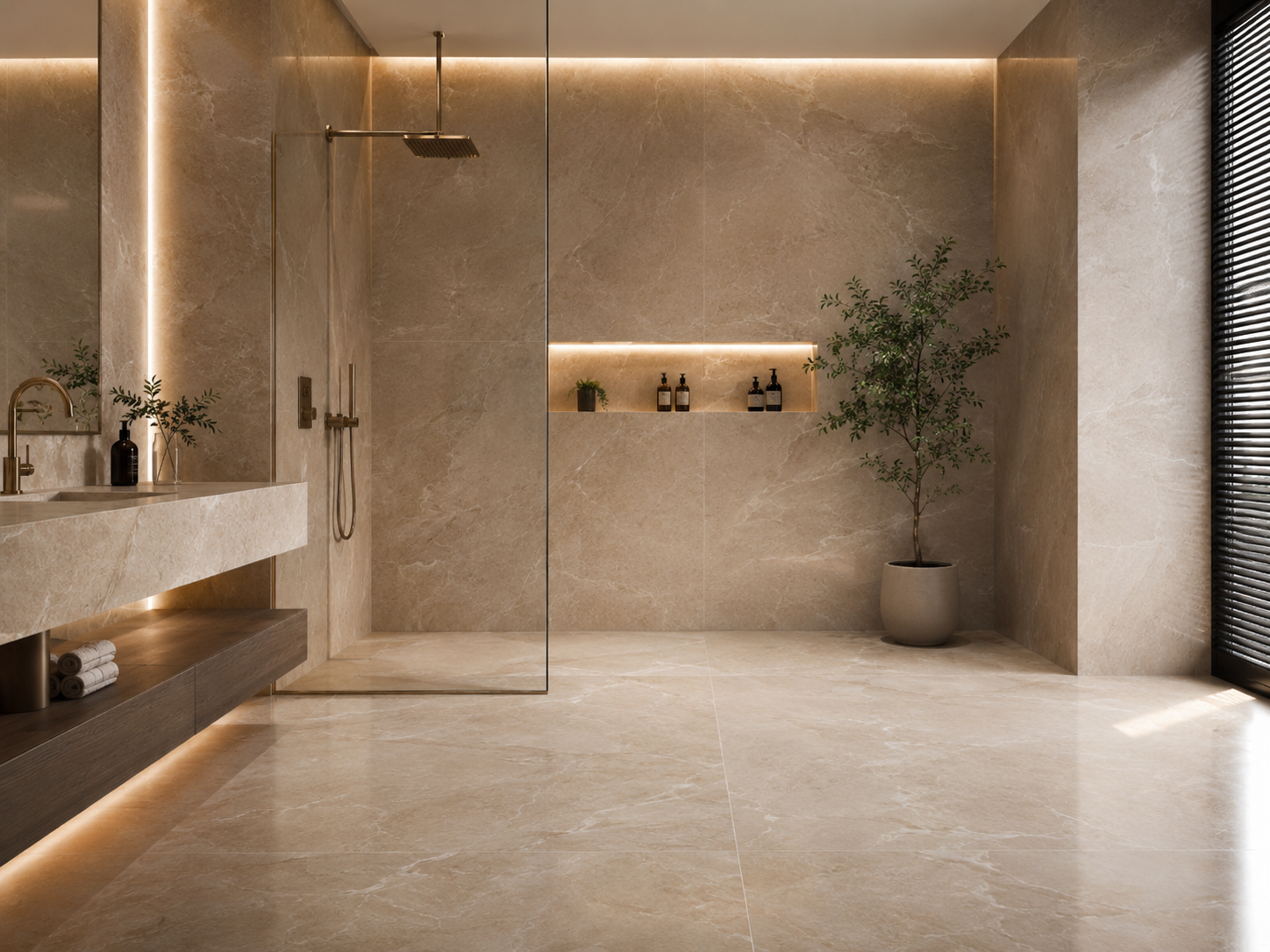 YUBATH floor and wall tile collection