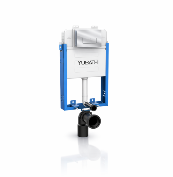 YUBATH Half Frame Concealed Cistern Flush Tank